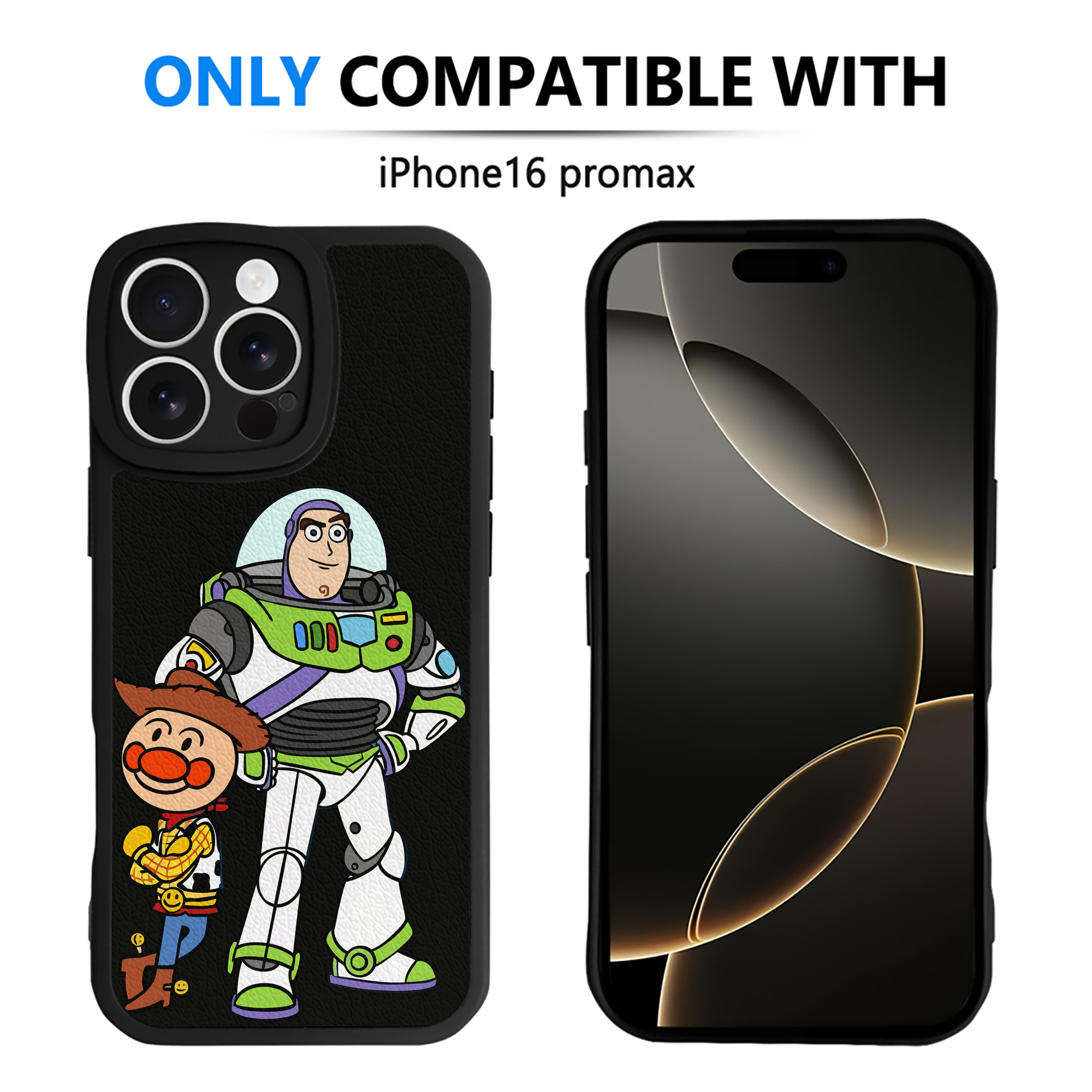 （画像用） アンパンマン Anpanman 【iPhone 16シリーズ対応】シリコンスマホケース（レザー調） 材質：シリコン
